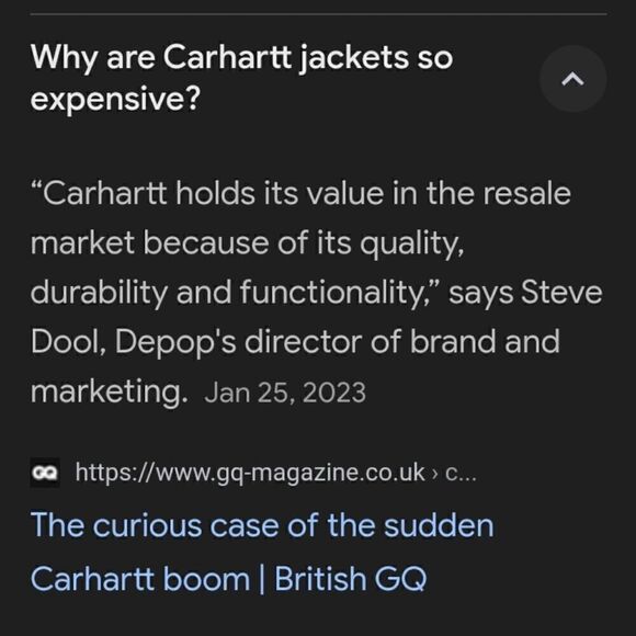 Carhartt Arctic Weight Duck Coat with Quilted Lining Corduroy Collar LG 44 - Picture 16 of 16